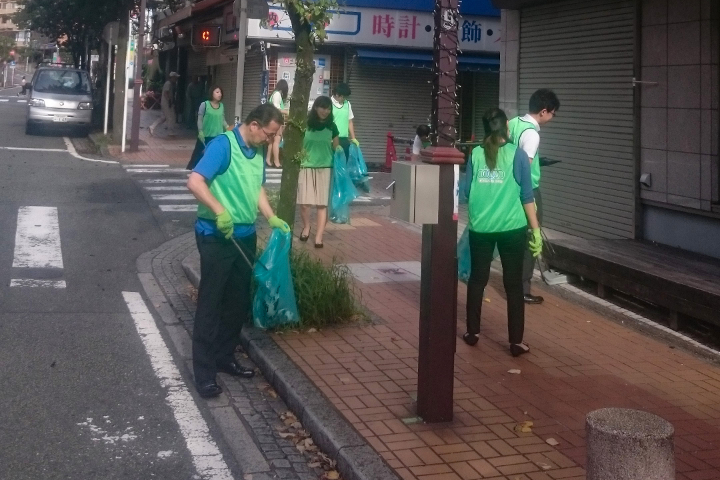 第109回清掃活動　野毛商店街